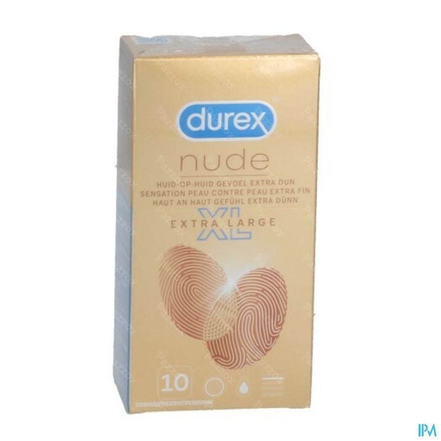Durex Nude Xl Condooms 10 Stuks