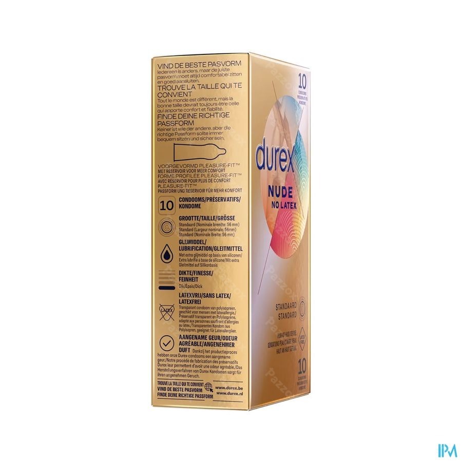 Durex Nude No Latex Condooms 10 Stuks
