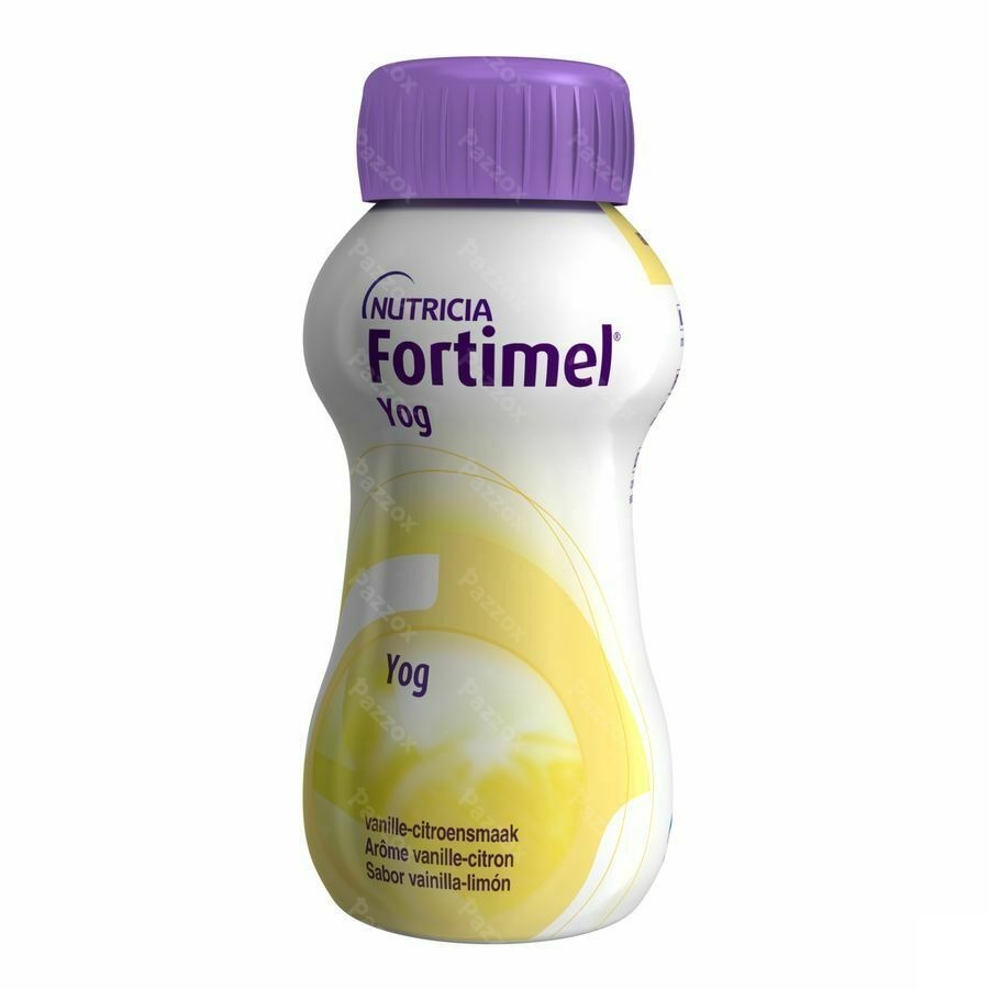 Fortimel Yog Vanille-citroen Flesjes 4x200ml