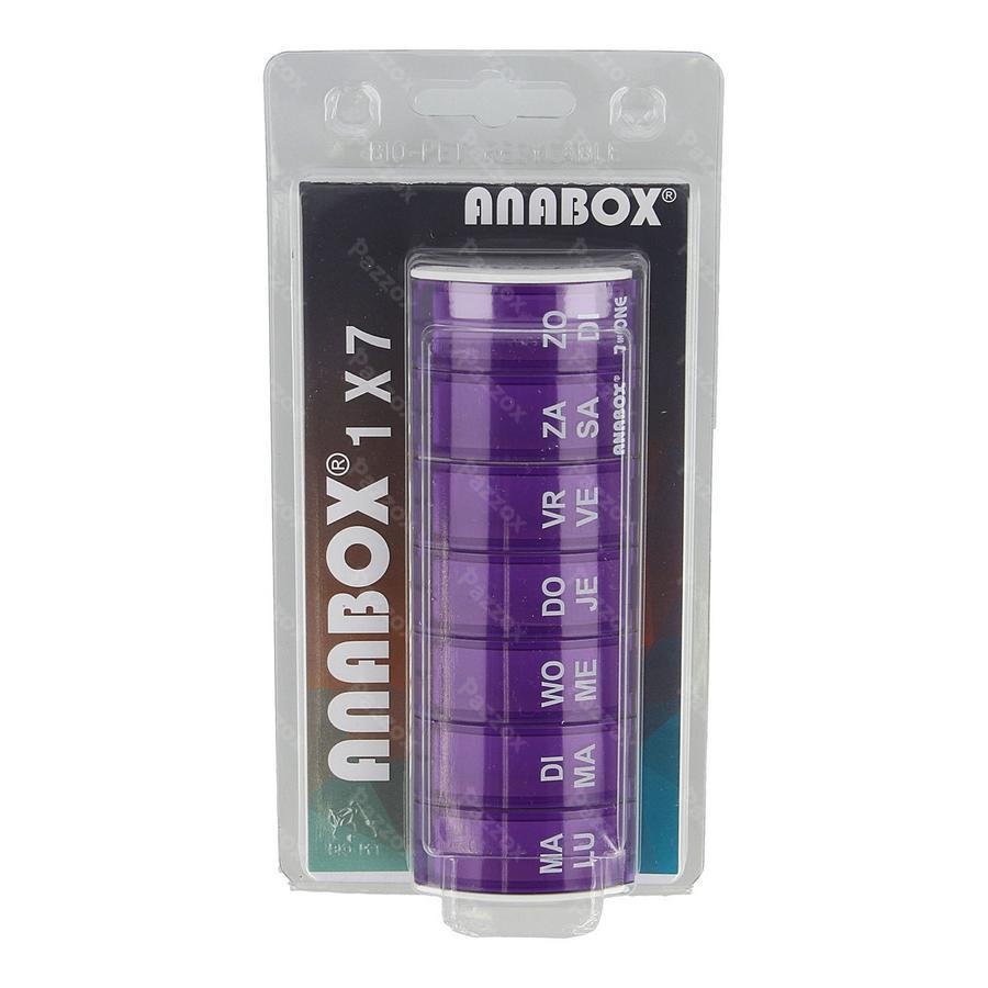 Anabox Pilulier Semaine Pourpre