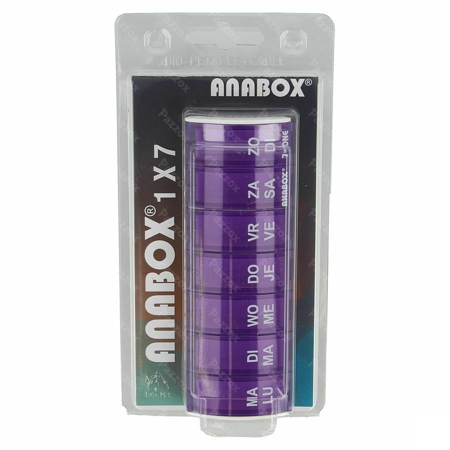 Anabox Pilulier Semaine Pourpre