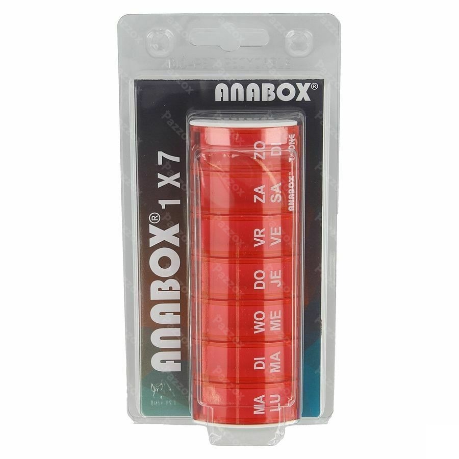 Anabox Pilulier Semaine Rose