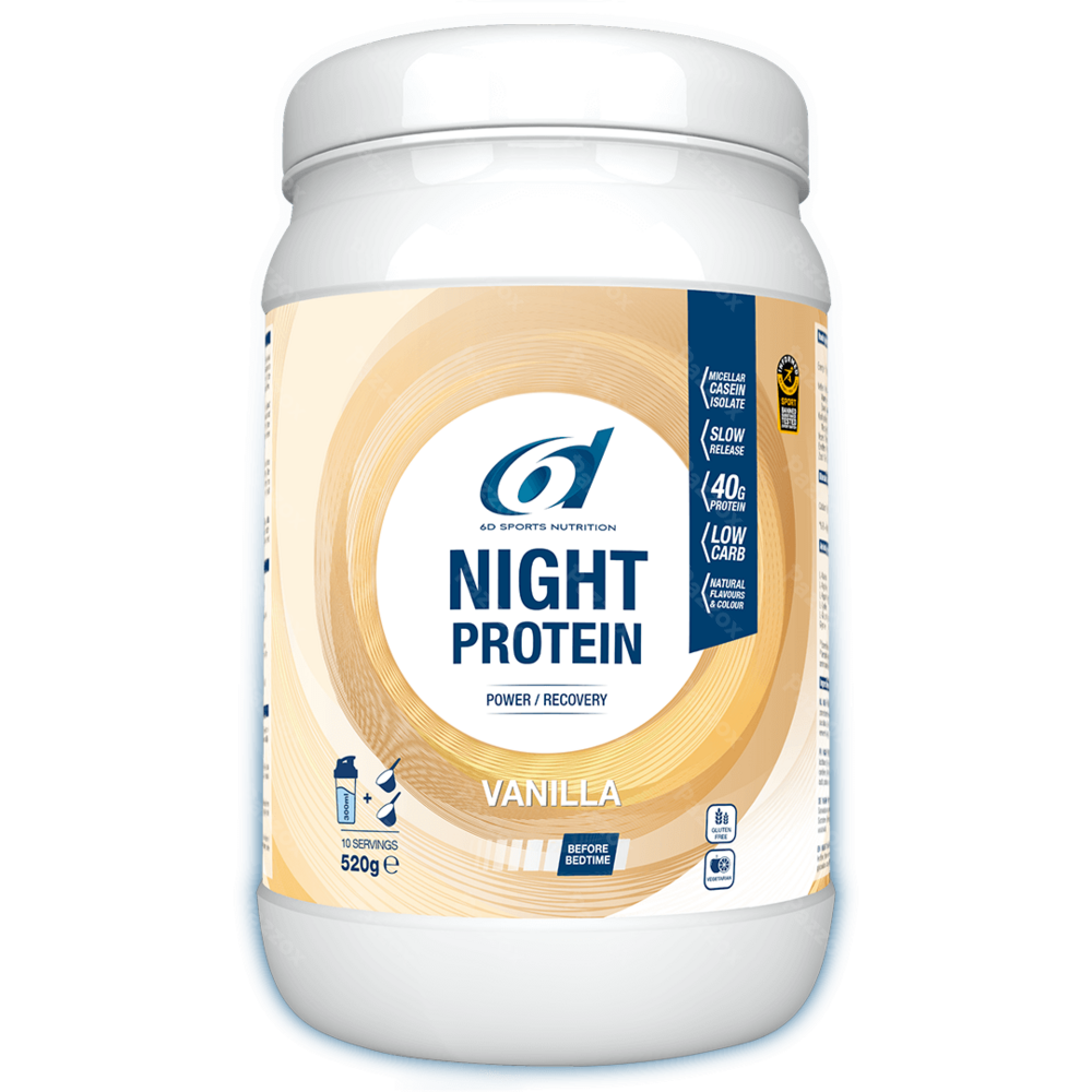 6d Sports Nutrition Night Protein Vanilla
