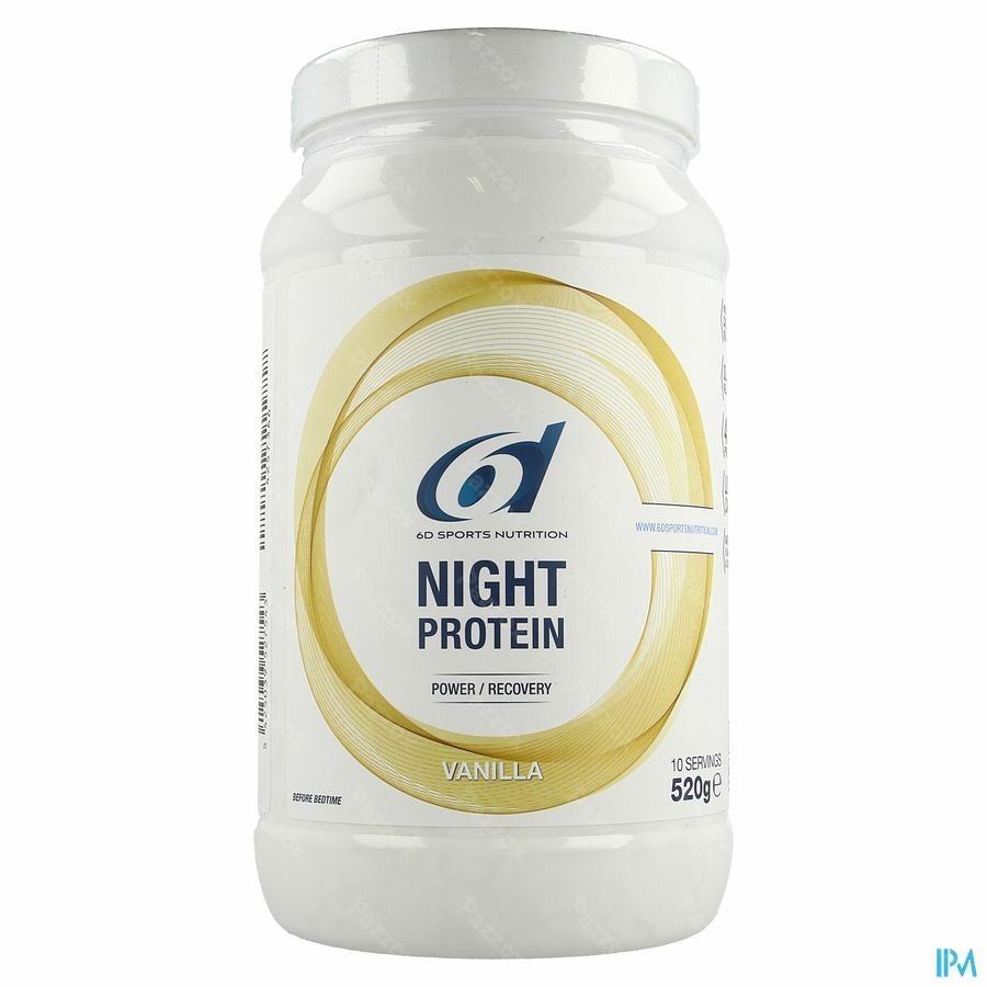 6d Sports Nutrition Night Protein Vanilla