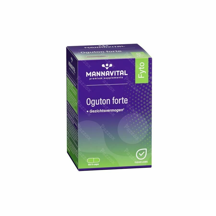 Mannavital Oguton Forte 60 Plantaardige Capsules