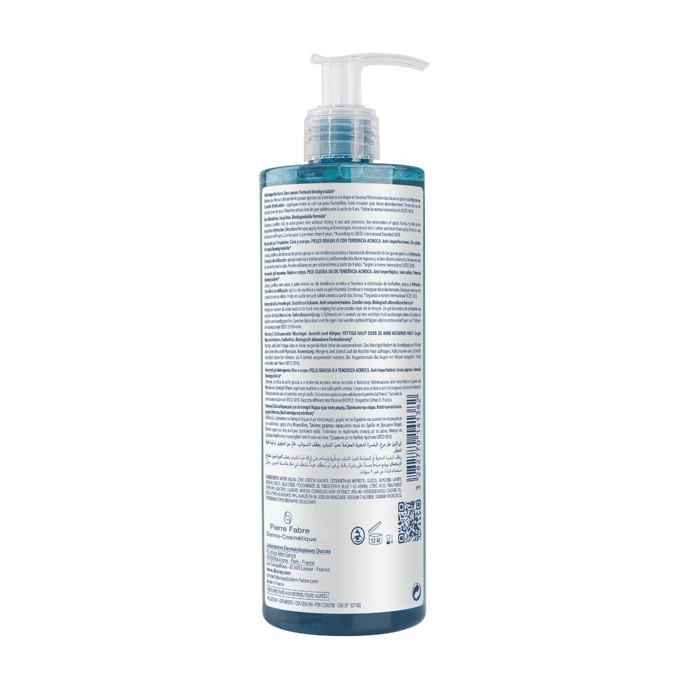Ducray Keracnyl Gel Moussant 400ml Nf