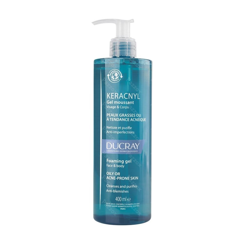 Ducray Keracnyl Gel Moussant 400ml Nf