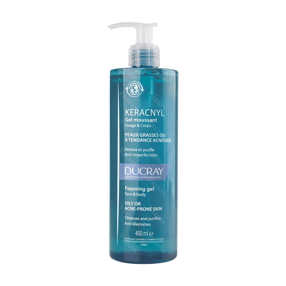 Ducray Keracnyl Gel Moussant 400ml Nf