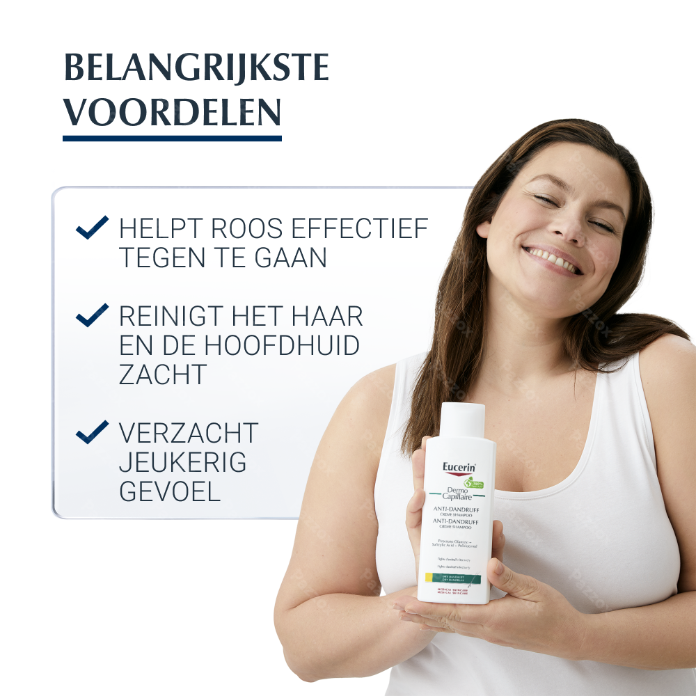 Eucerin DermoCapillaire Anti Roos Crème-Shampoo 250ml