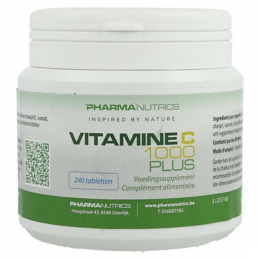 Vitamine C 1000 Bioflavonoid Tabl240 Pharmanutrics
