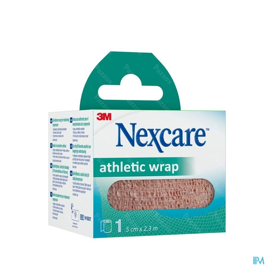 Nexcare Athletic Wrap Band.cohes Beige 5cmx2,5m 1