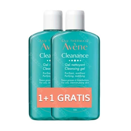 Avène Cleanance Gel Nettoyant 200ml Promo 1+1