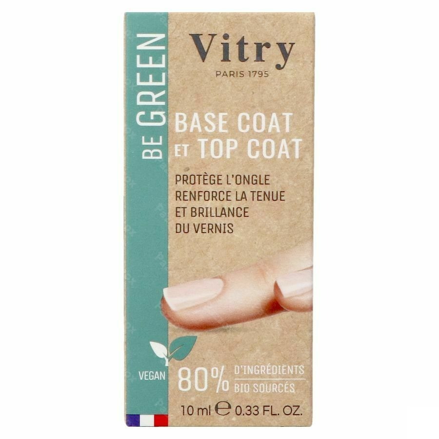 Vernis Be Green 2&1 Base & Top Coat 10ml