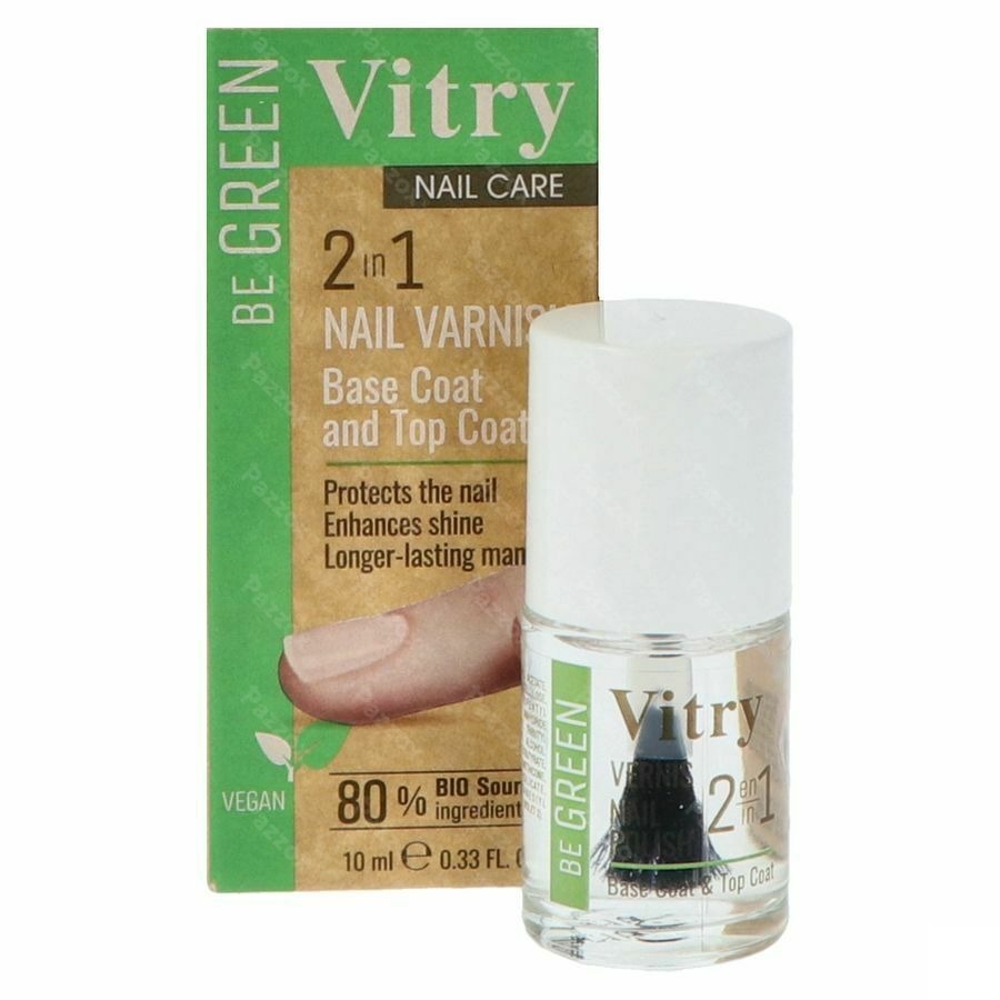 Vernis Be Green 2&1 Base & Top Coat 10ml