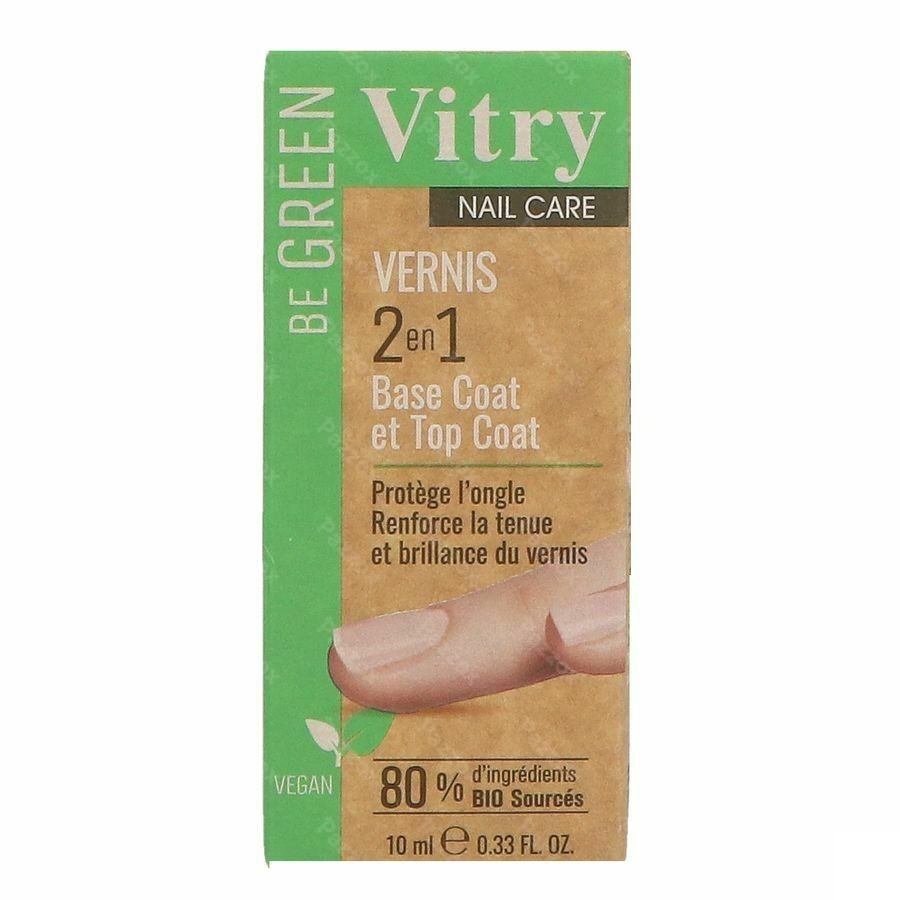 Vernis Be Green 2&1 Base & Top Coat 10ml