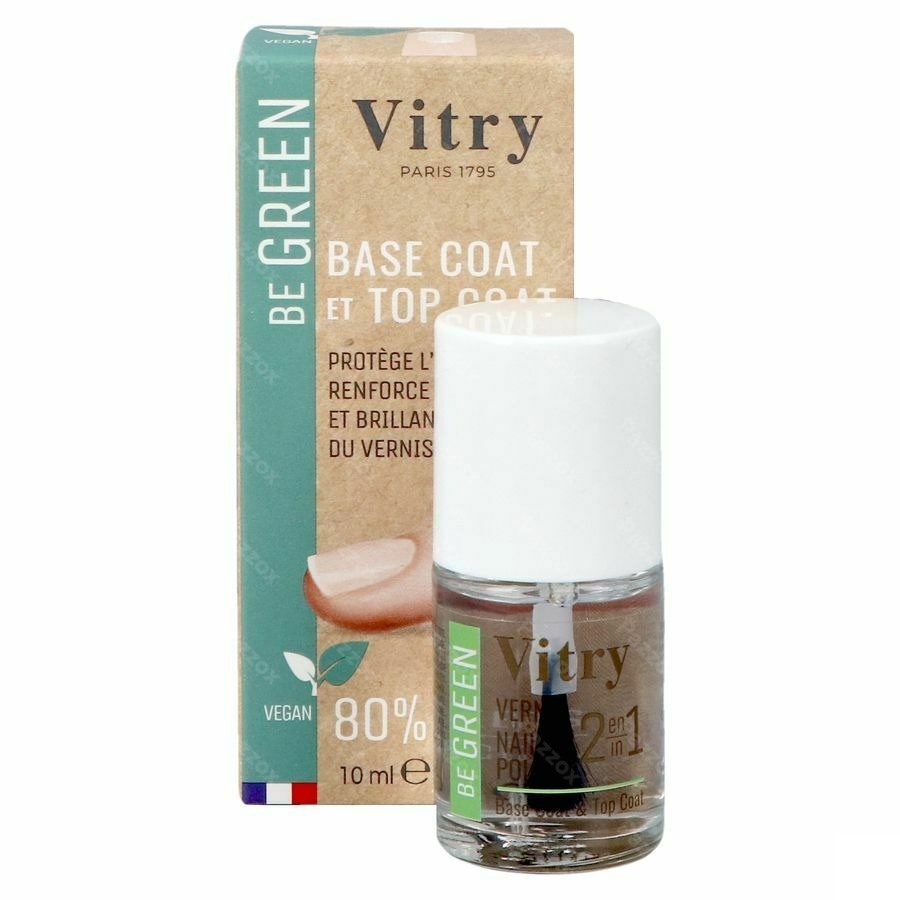 Vernis Be Green 2&1 Base & Top Coat 10ml