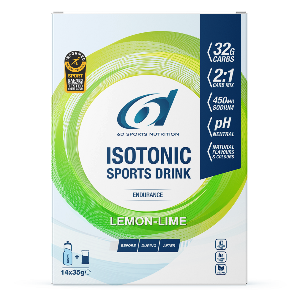 6d Isotonic Sports Drink Lemon Lime Prd Sach14x35g Pazzox