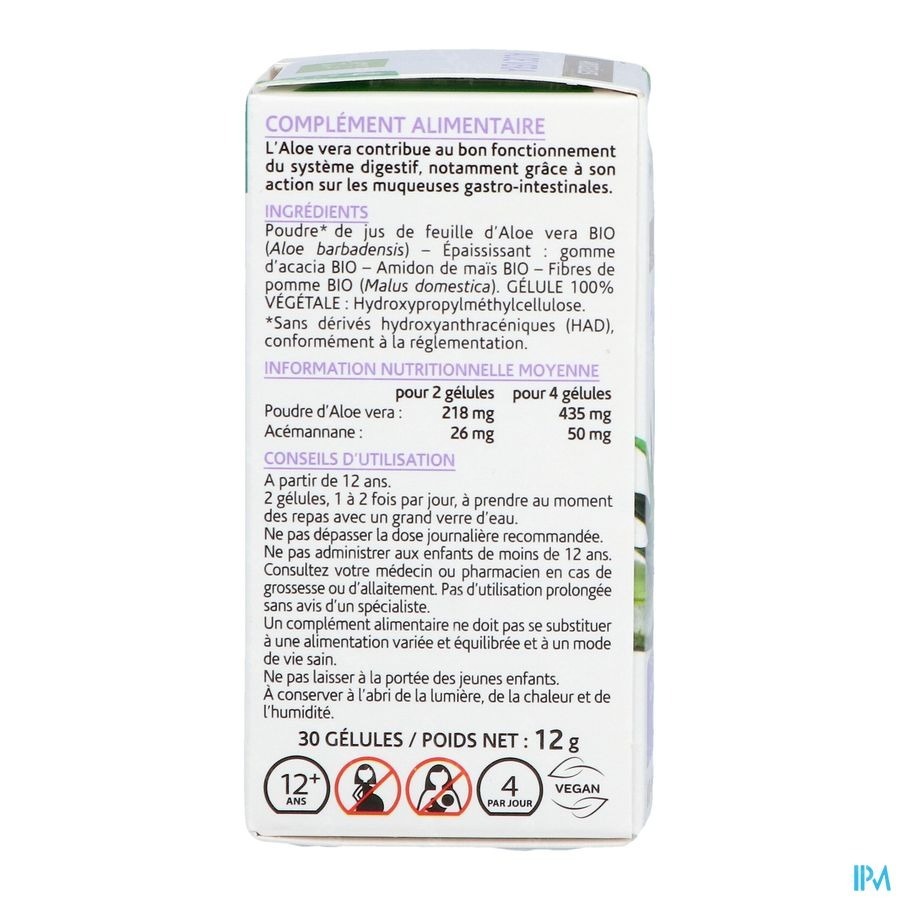 Arkogelules Aloe Vera Bio Caps 30