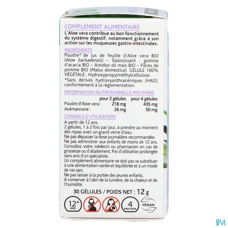 Arkogelules Aloe Vera Bio Caps 30