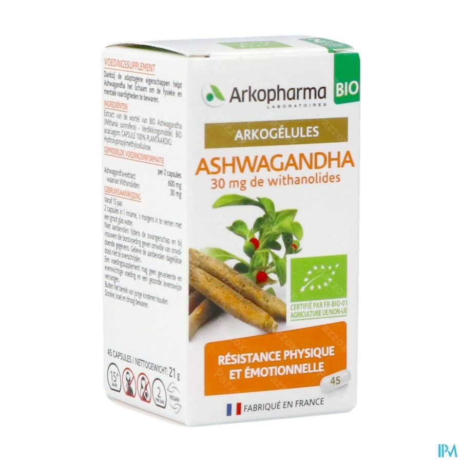 Arkogelules Ashwagandha Bio Caps 45