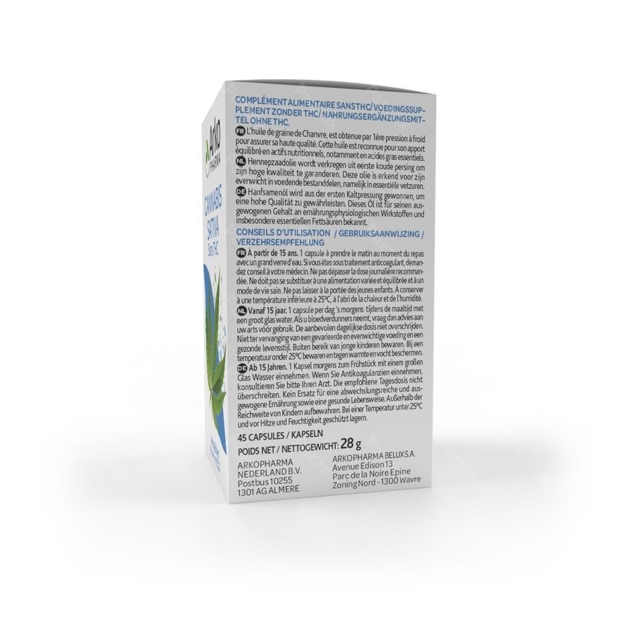 Arkocaps Cannabis Sativa 40g