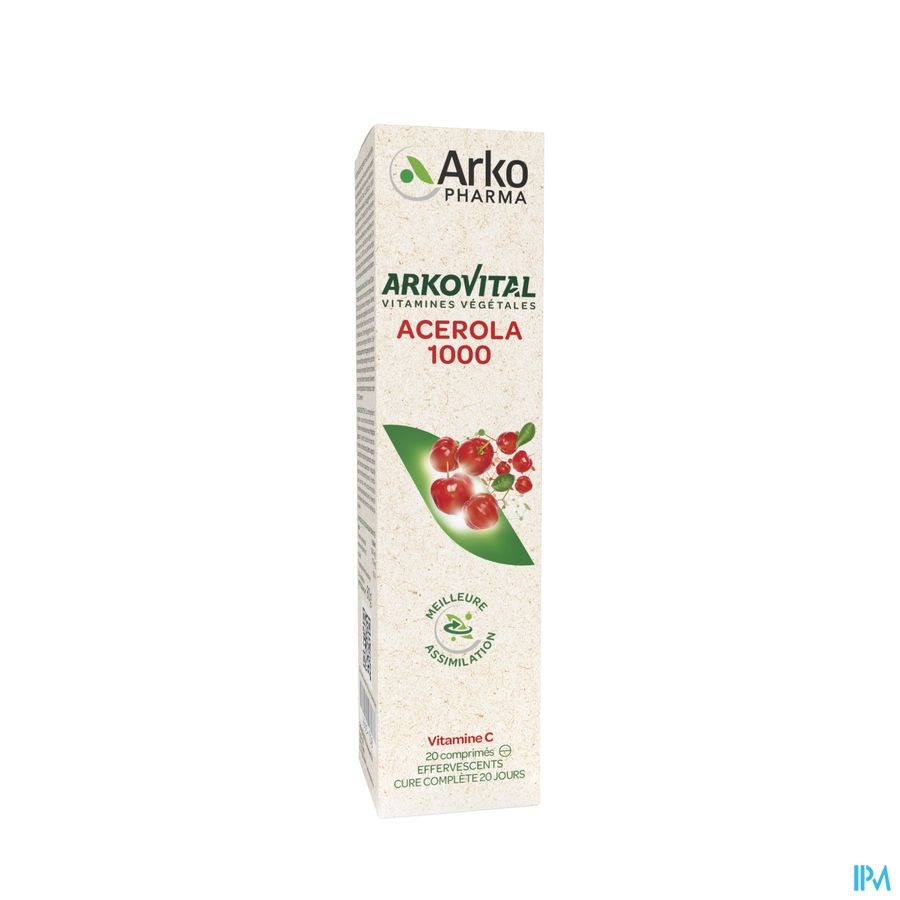 Arkovital Acerola 1000 Effervescent Vit C Comp 20