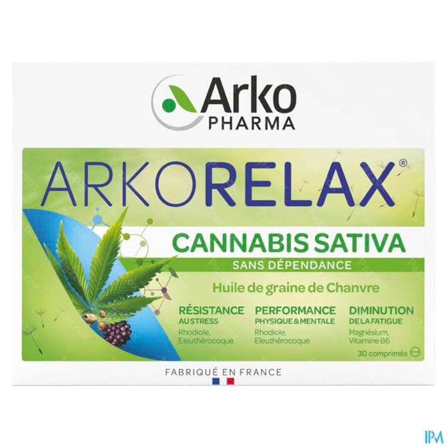 Arkorelax Stress Control Cannabis Sativa Comp 30
