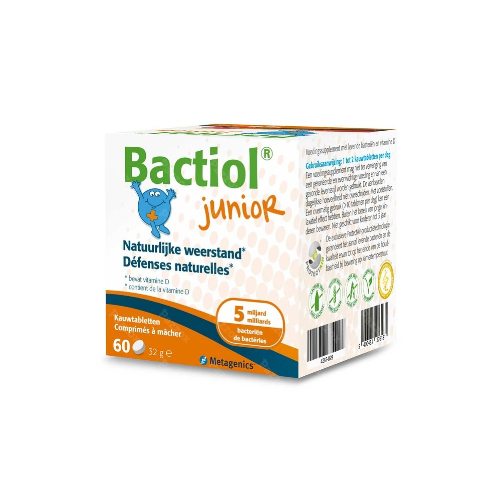 Knooppunt Structureel Van streek Metagenics Bactiol Junior Voedingssupplement Probiotica kopen - Pazzox