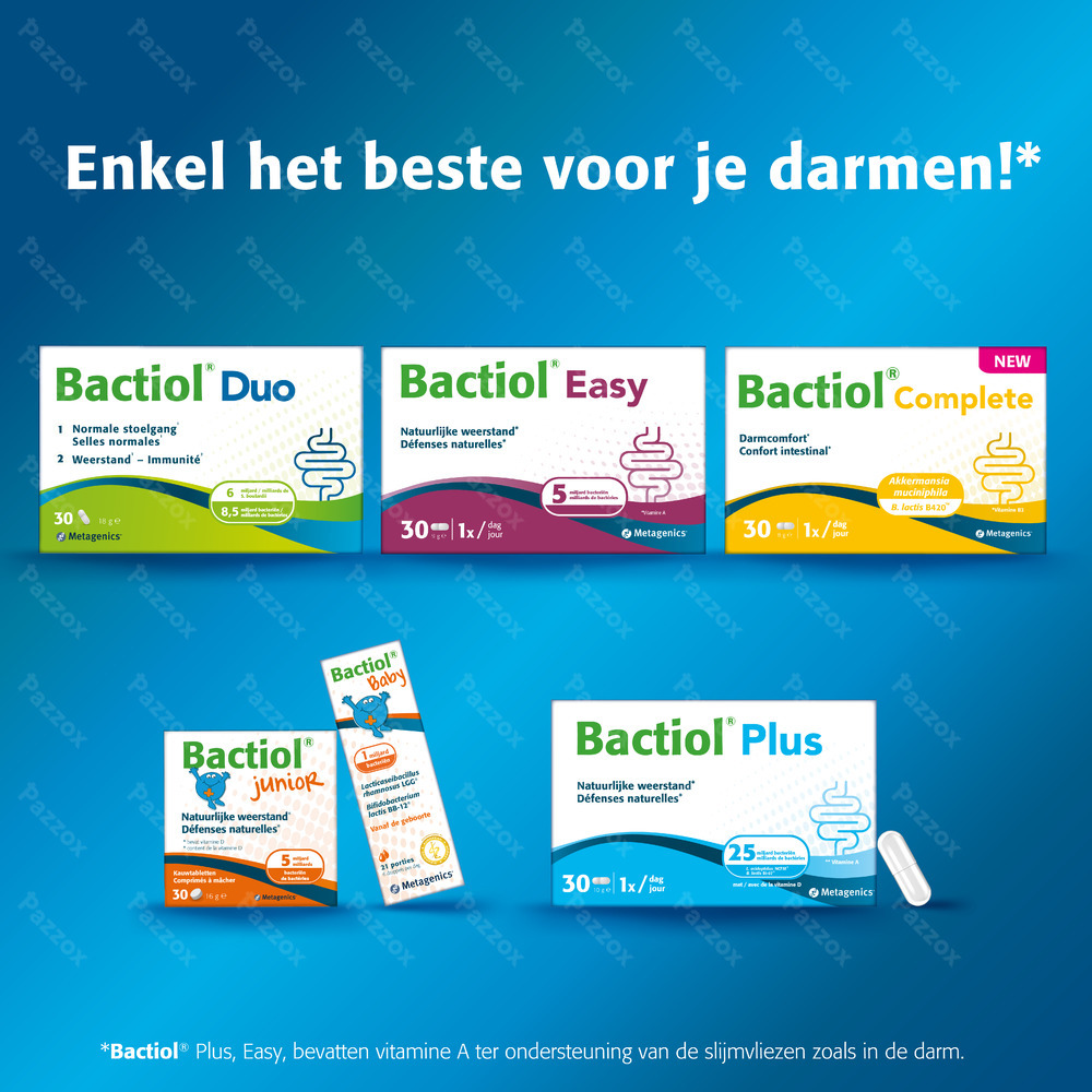 Metagenics Bactiol Plus 120 Capsules