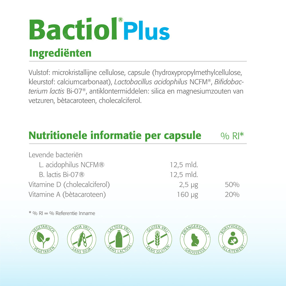 Metagenics Bactiol Plus 30 Capsules 