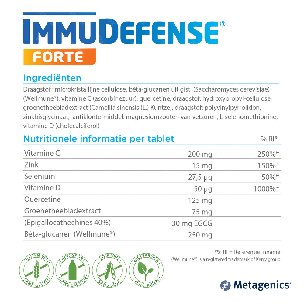 Metagenics ImmuDefense Forte 60 tabletten