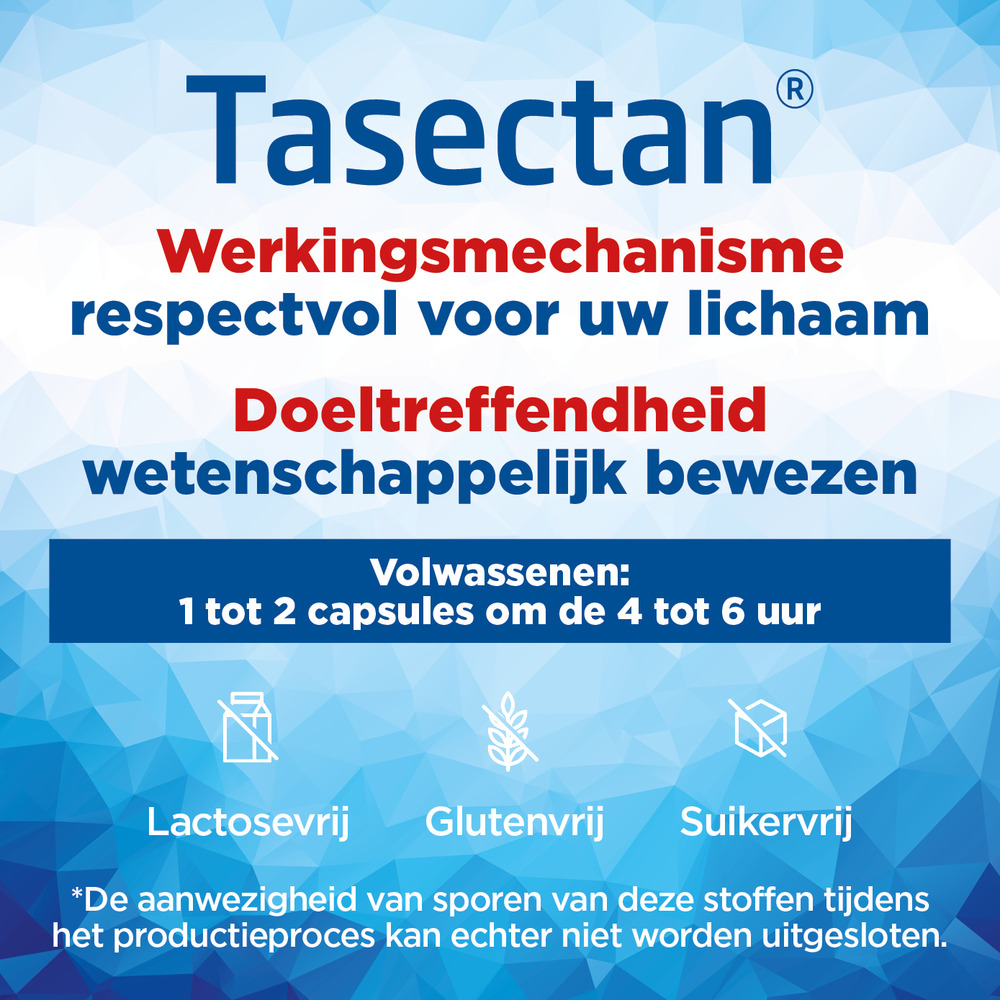 Tasectan bij Diarree 45 Capsules