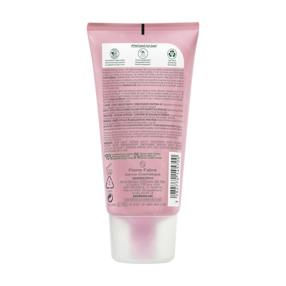 Klorane Apres Shampoo Pivoine Bio 150ml