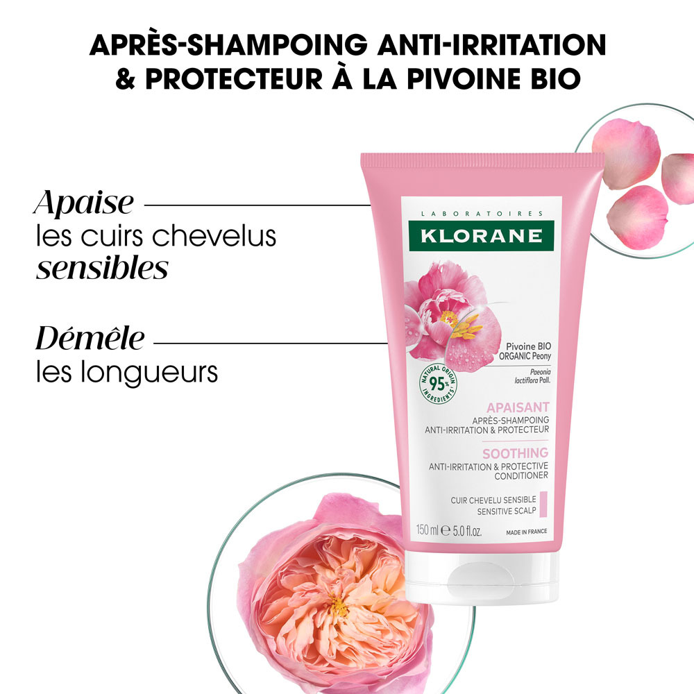 Klorane Apres Shampoo Pivoine Bio 150ml