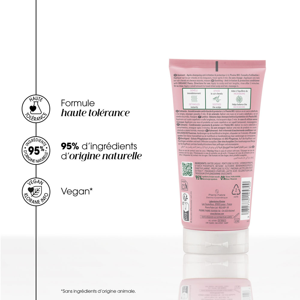 Klorane Apres Shampoo Pivoine Bio 150ml