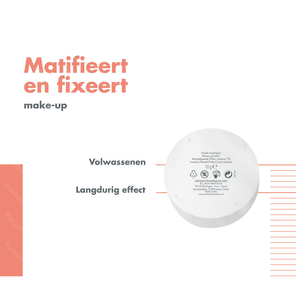Avène Couvrance Mozaïekpoeder Translucide 10g