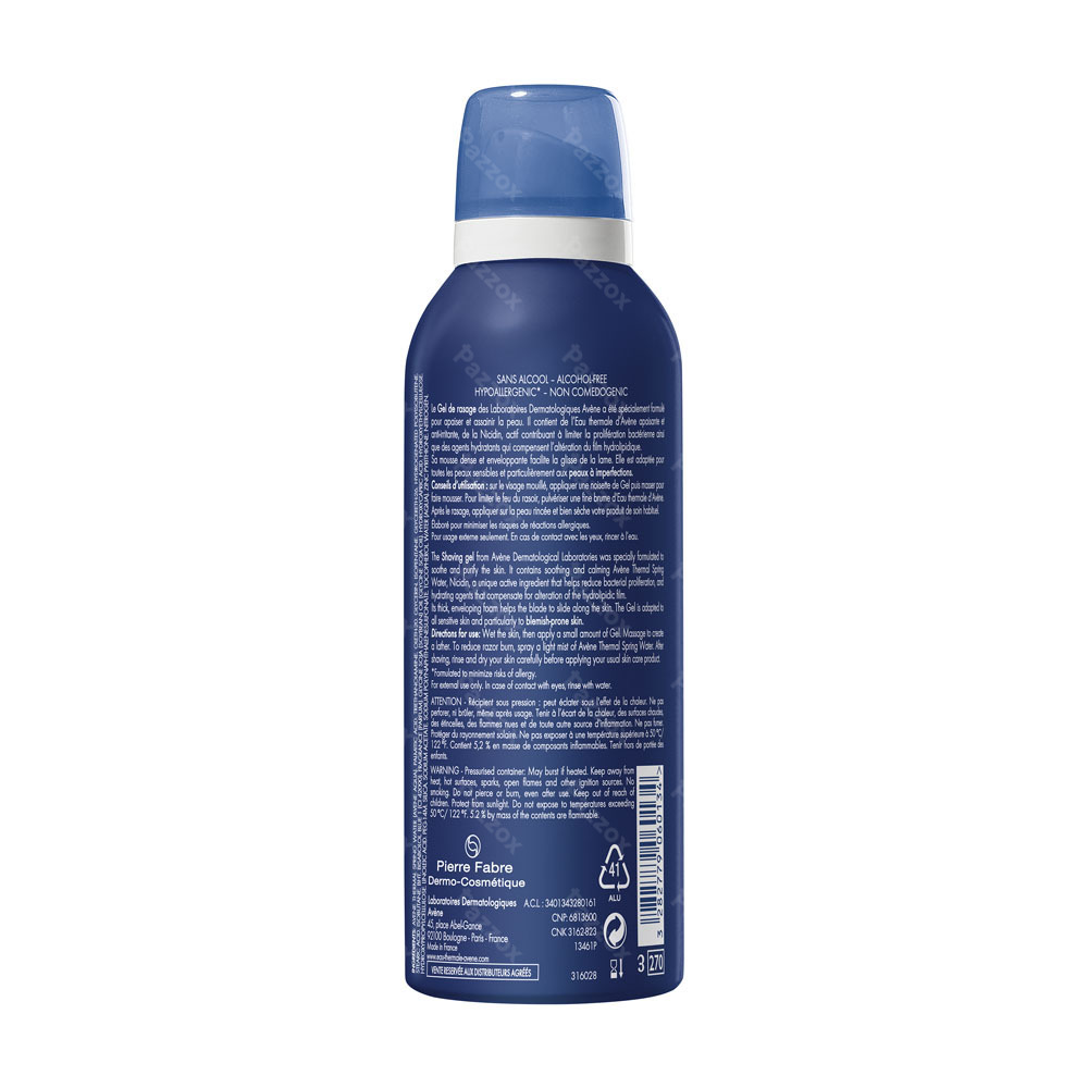Avene Men Gel Rasage 150ml Nf