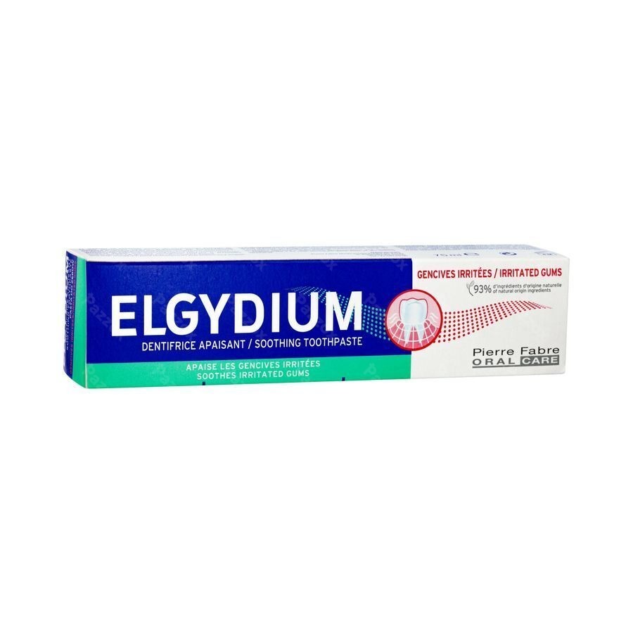 Elgydium Dentifrice Gencives Irritees 75ml Nf
