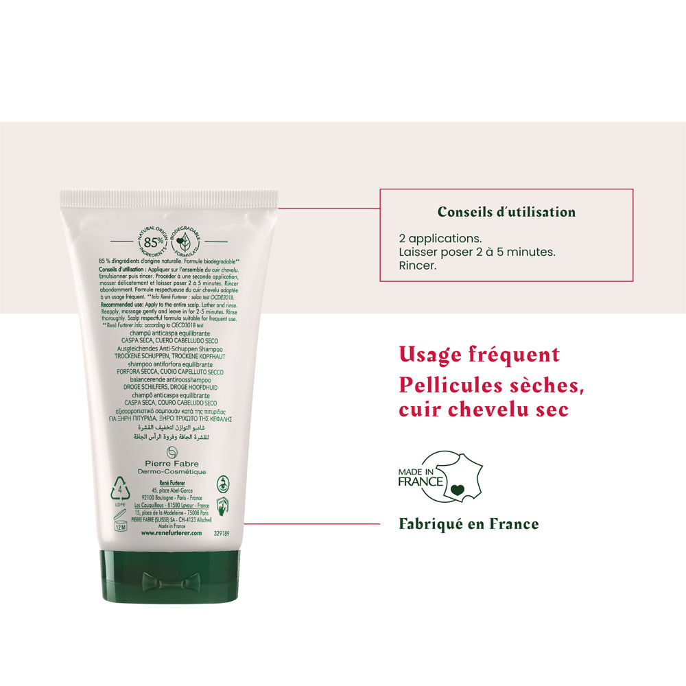 Furterer Neopur Shampooing pour Pellicules Seches 150ml