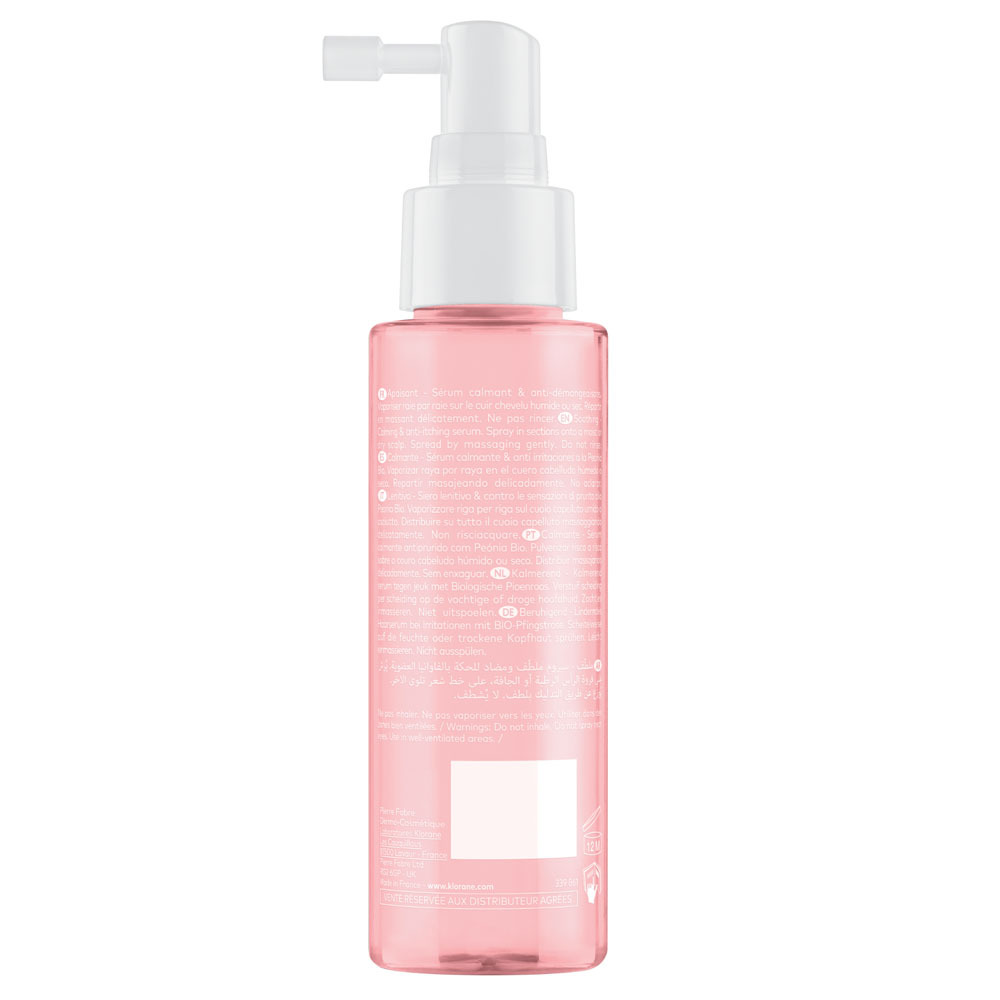 Klorane Sos Serum Pioenroos Bio 100ml