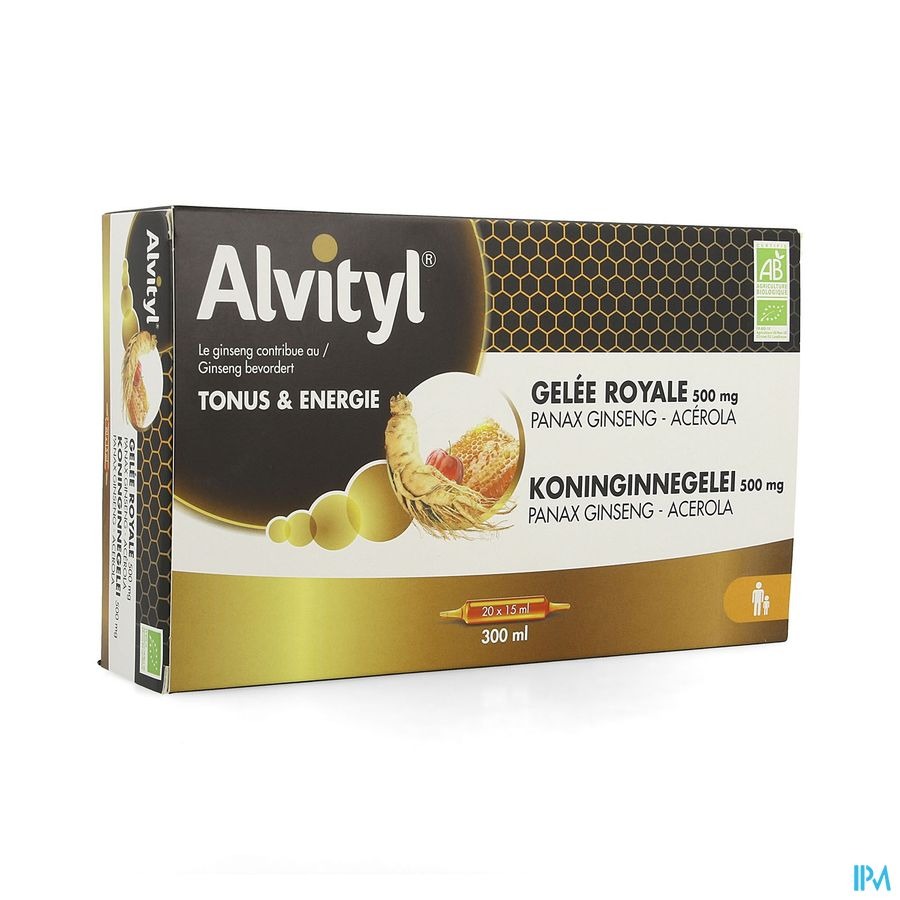 Alvityl Gelee Royale Ginseng Acerola 20x15ml