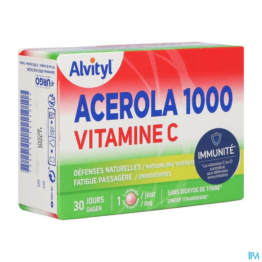 Alvityl Acerola Comp A Croquer 30