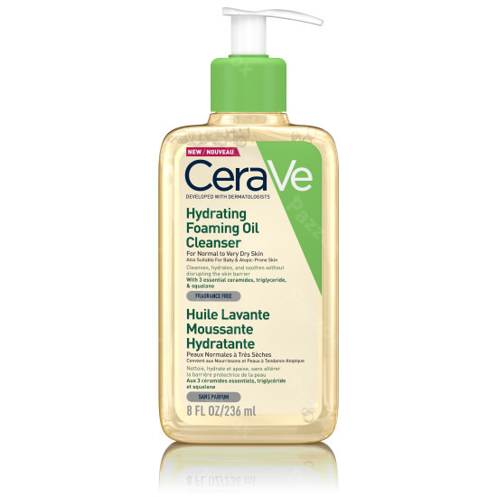 CeraVe Hydraterende Schuimende Reinigingsolie Normale tot Zeer Droge Huid 236ml