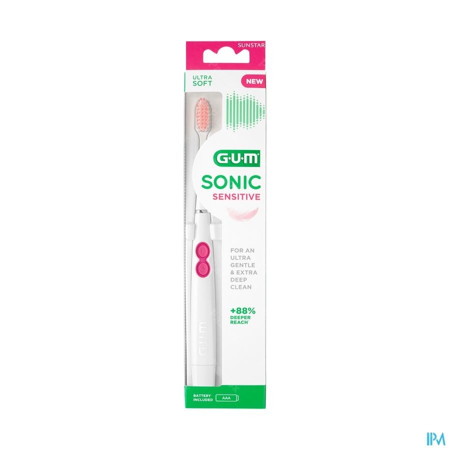 Gum Sonic Sensitive Batterij Tandenborstel 4101mpk