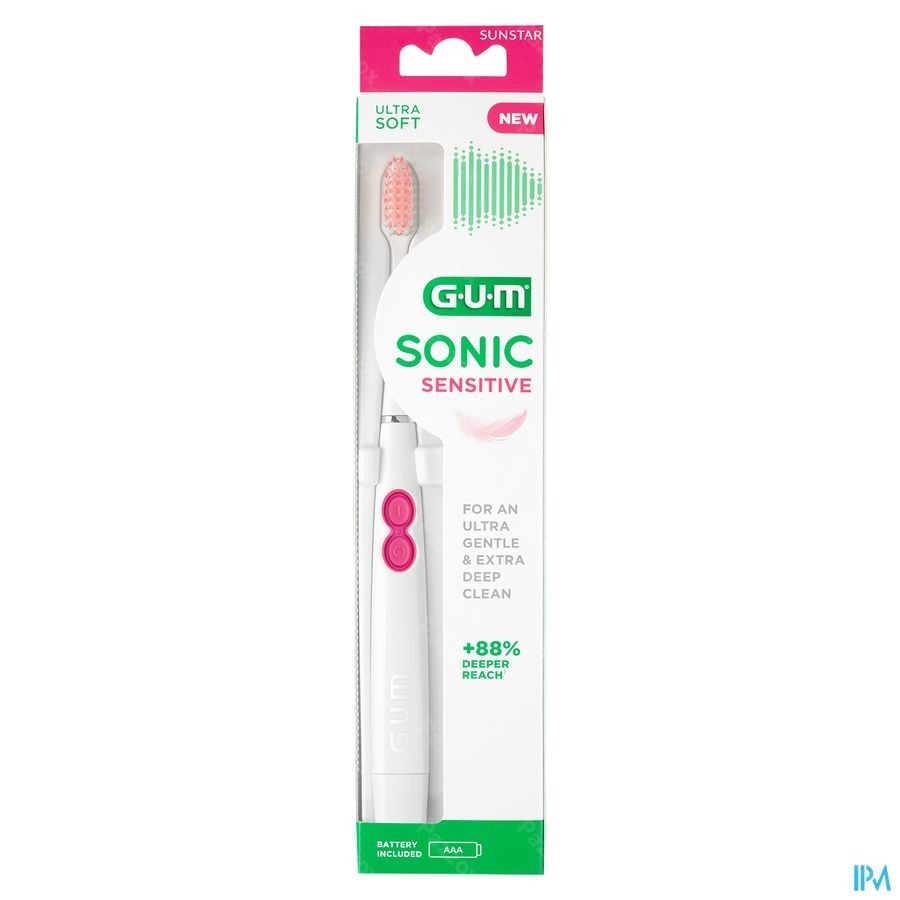 Gum Sonic Sensitive Batterij Tandenborstel 4101mpk