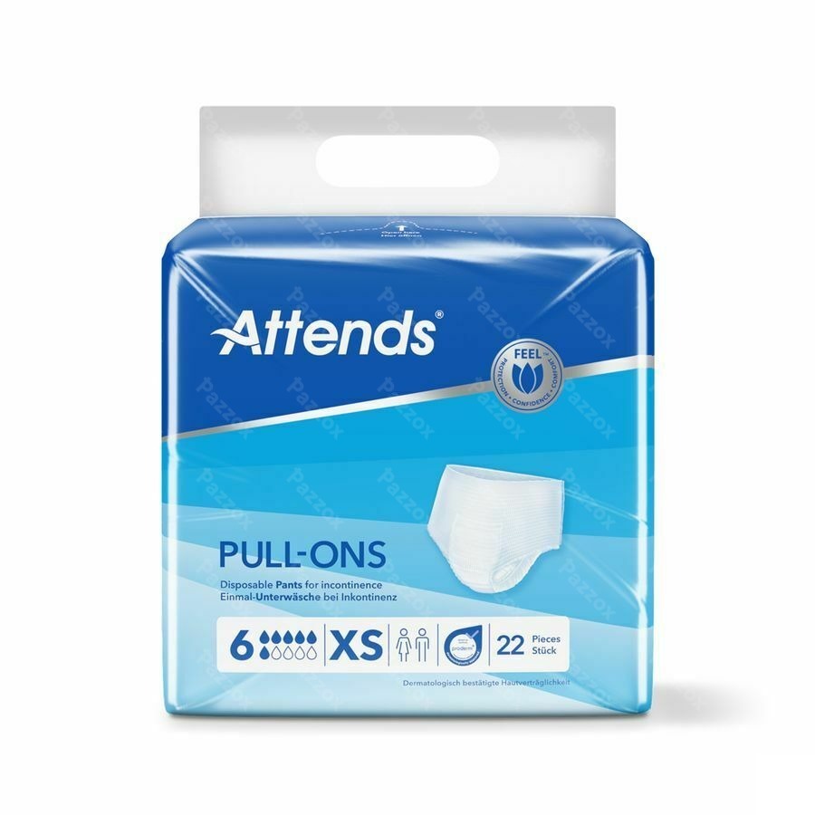 Attends Pull On 6 X-Small 22 Pièces