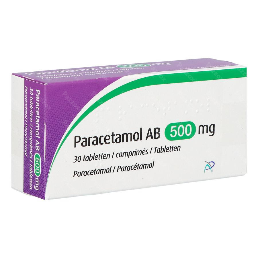 Paracetamol Ab 500mg Comp 30 - Pazzox, pharmacie en ligne