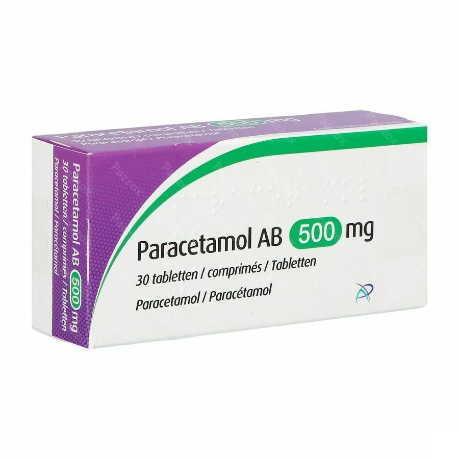 Paracetamol Ab 500mg Comp 30 - Pazzox, pharmacie en ligne