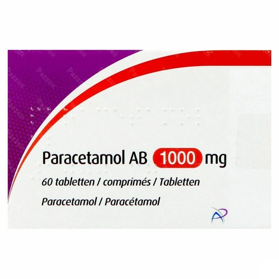 Paracetamol Ab 1000mg Comp 60