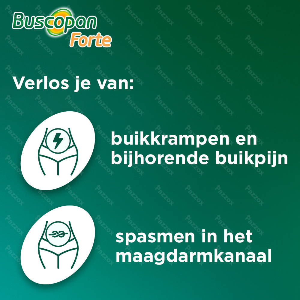 Buscopan Forte 20mg 50 Filmomhulde tabletten